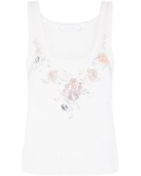Rabanne - Floral Top - Lyst
