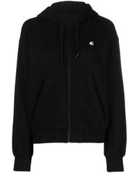 Carhartt - Logo-Embroidered Zip-Up Hoodie - Lyst