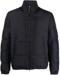 Canali - Leather-tag Padded Jacket - Lyst