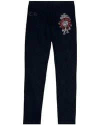 Chrome Hearts Cross Patch Track Pants in Black for Men | Lyst UK