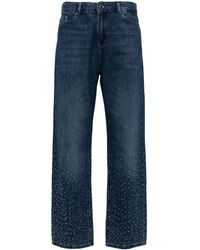 Karl Lagerfeld - Sparkle Straight-leg Jeans - Lyst