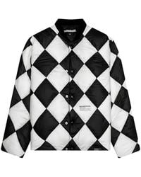 Neighborhood - Checker Puffer Jacket - Lyst