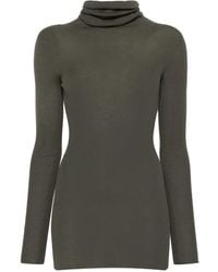 Rick Owens - Ribbed Turtleneck Sweater - Lyst