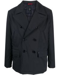 Fay - Double-breasted Water-repellent Coat - Lyst