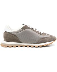 Ami Paris - Low-Top Sneakers With Suede Panels - Lyst