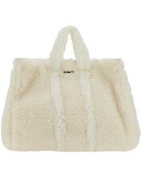 Sunnei - Fleece-Texture Tote Bag - Lyst
