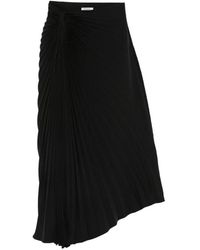 Parlor - Pleated Asymmetric Skirt - Lyst