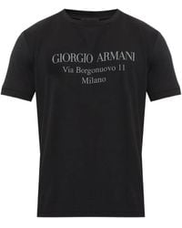 Giorgio Armani - T-Shirt With Print - Lyst