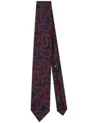 Etro - Paisley-Jacquard Silk Tie - Lyst