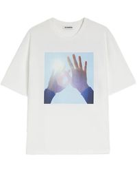 Jil Sander - Cotton Crew-Neck T-Shirt - Lyst