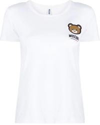 Moschino - T-Shirt Mit Print - Lyst