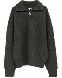 Loewe - Maglione Con Mezza Zip - Lyst