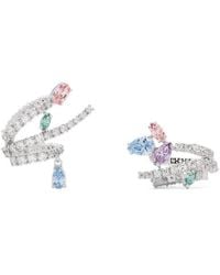 Swarovski - X Ariana Grande Crystal Embellished Cuff Earrings - Lyst