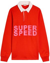 JW Anderson - Super Speed Cotton Polo Shirt - Lyst