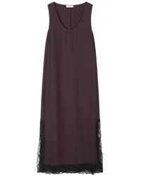 Stylein - Malea Lace-Trim Sleeveless Maxi Dress - Lyst