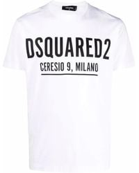 DSquared² - Ceresio9 Cool Logo-print T-shirt White - Lyst