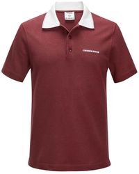 CASABLANCA - Laurel Pique Short Sleeve Polo Shirt - Lyst