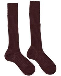 Maria La Rosa - Ribbed Knee-High Socks - Lyst