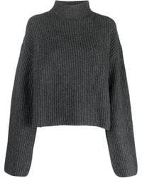 Loulou Studio - High-neck Ribbed Cashmere Jumper - Lyst