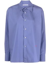 Alexander Wang - Apple-appliqué Poplin Cotton Shirt - Lyst