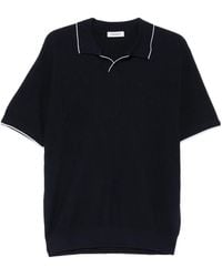 Kangra - Contrast-Trim Ribbed-Knit Sweater - Lyst