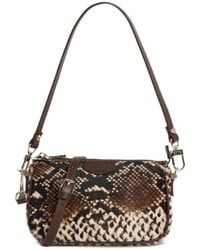 V73 - Mini La Sauvage Animal-Print Leather Shoulder Bag - Lyst
