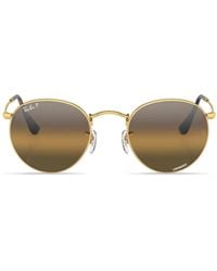 Ray-Ban - Chromance Round-Frame Sunglasses - Lyst