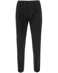 Michael Coal - Pleated-Detail Turn-Up Trousers - Lyst