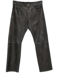 Haikure - Pantalon Blake En Cuir À Empiècements - Lyst