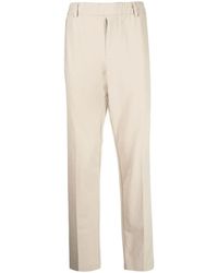 James Perse - High-Rise Straight-Leg Trousers - Lyst