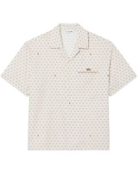 Lacoste - Tennis-Print Short-Sleeve Shirt - Lyst