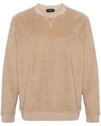 Zanone - Towelling Cotton Sweatshirt - Lyst