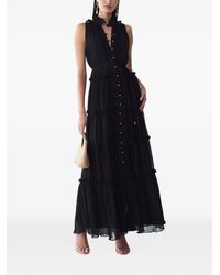 ST MRLO - Omaha Ruffled Tiered Maxi Dress - Lyst