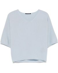Luisa Cerano - Top Con Scollo A V - Lyst