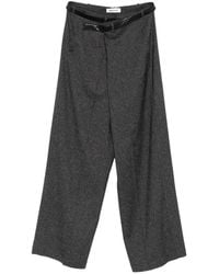 DARKPARK - Belted Tailored Trousers - Lyst