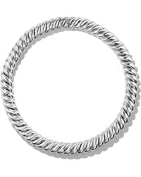 David Yurman - Sterling Silver Sculpted Cable Necklace - Lyst