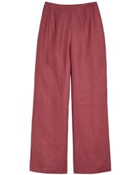 Faithfull the Brand - High-Waisted Wide-Leg Trousers - Lyst