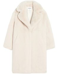 Apparis - Steffi Wide-Lapels Faux-Fur Coat - Lyst