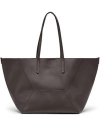Brunello Cucinelli - Monili-embellished Leather Tote Bag - Women's - Leather - Lyst