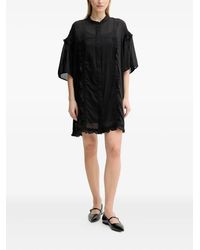 Isabelle Blanche - Minikleid mit Spitzeneinsätzen - Lyst