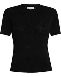 Tory Burch - Top de punto con perforaciones - Lyst