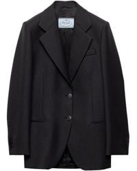 Prada - Notched-Lapel Blazer - Lyst