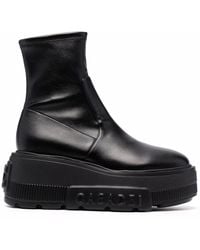 Casadei - Botines C-Chain con plataforma - Lyst