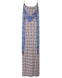 Rabanne - Paisley-Print Maxi Dress - Lyst