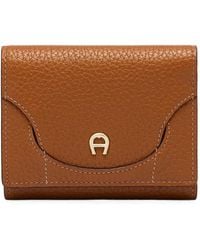 Aigner - Portafoglio Hazel Martellato Con Logo - Lyst