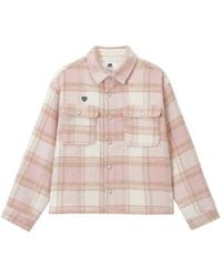 Chocoolate - Check-Pattern Patch-Pocket Shirt Jacket - Lyst