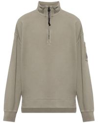 C.P. Company - Quarter-Zip Lens-Detail Sweater - Lyst