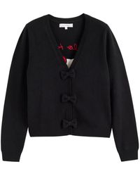 Chinti & Parker - Hello Kitty Bow Cardigan - Lyst