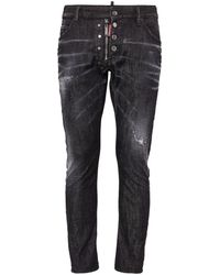 DSquared² - Distressed-effect Slim-fit Jeans - Lyst