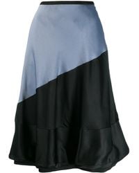 Loewe - Falda balloon con diseño colour block - Lyst